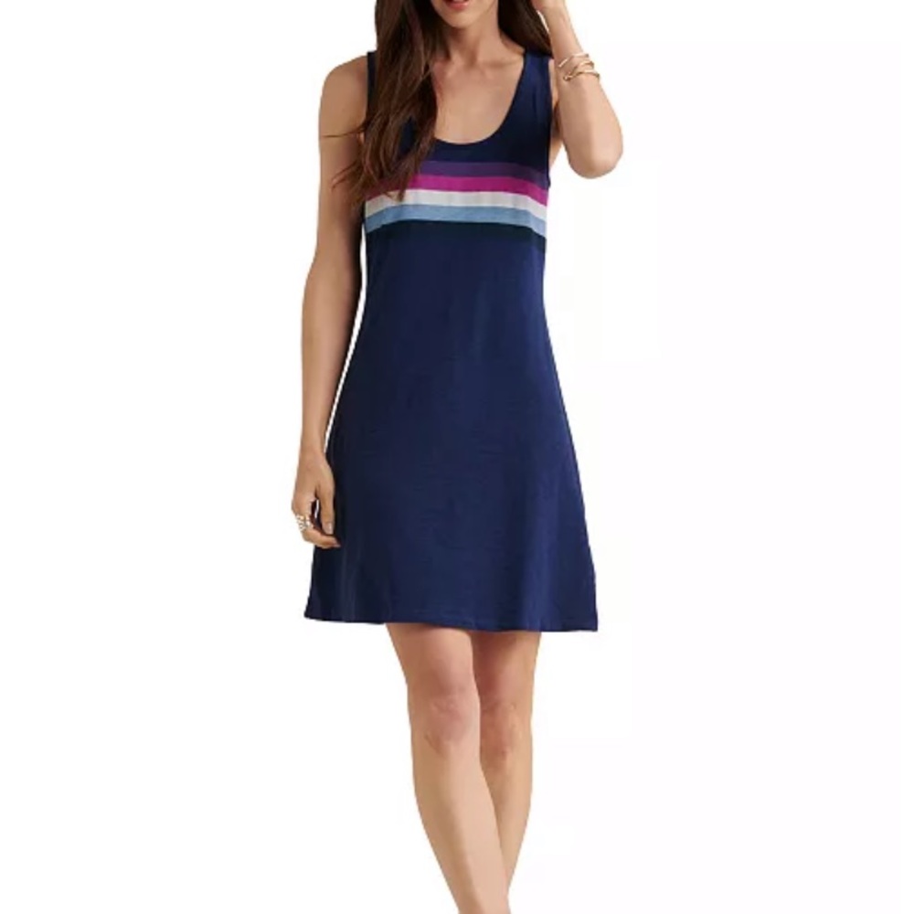 Lucky Brand NWT Stripe Tank Mini Dress Size XS